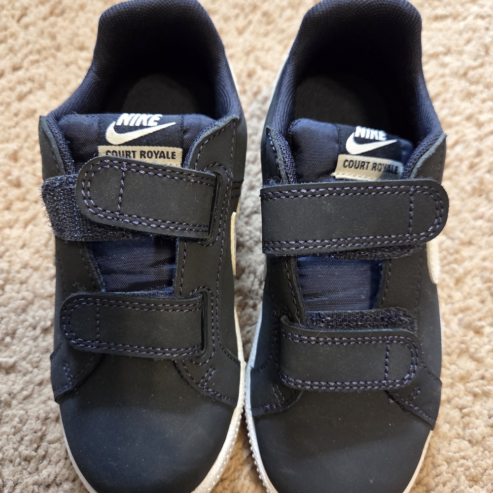 Nike Kids Court Royale Black Sneakers